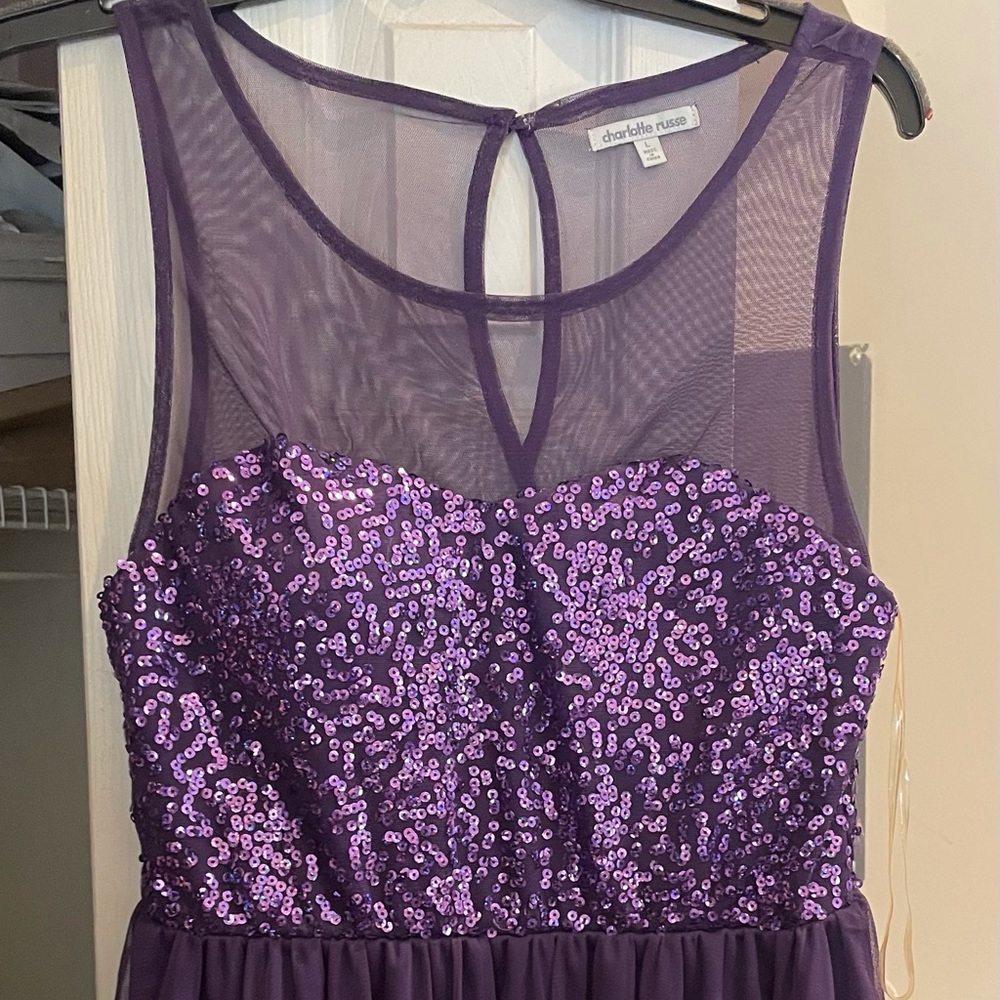 Charlotte Russe Purple Gown
